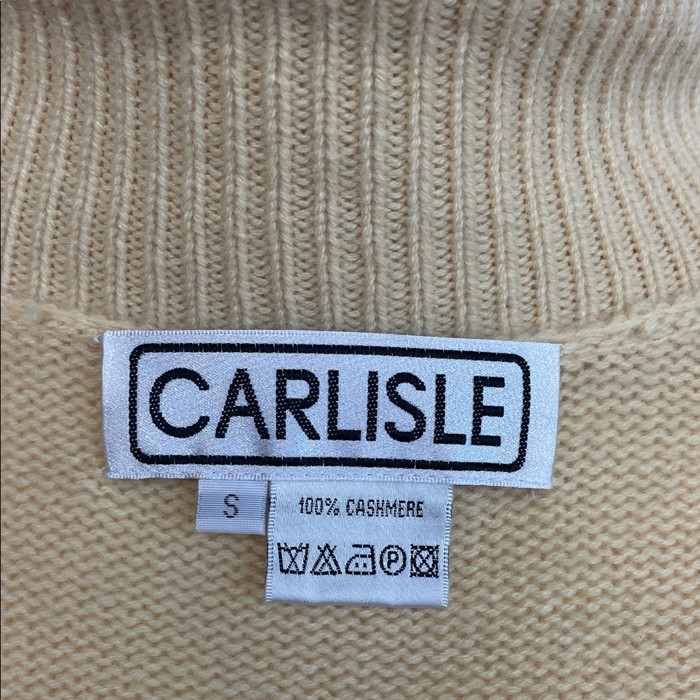 100% Cashmere knit Women's yellow Zip-Up Jacket 4 button pockets - Picture 12 of 17